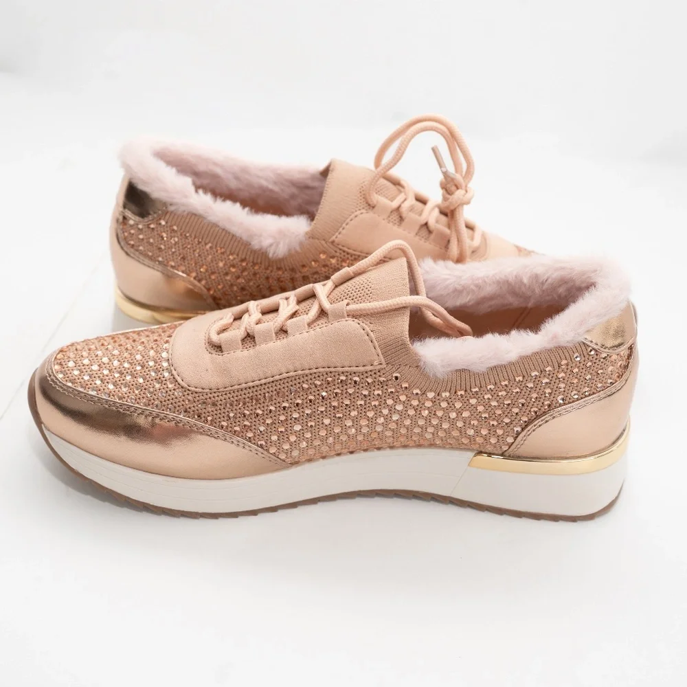 Kenneth‎ Cole Reaction. Cari Cozy Rhinestone Sneaker.